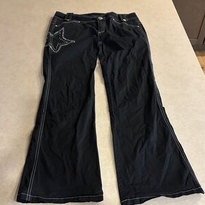 y2k bedazzled pants